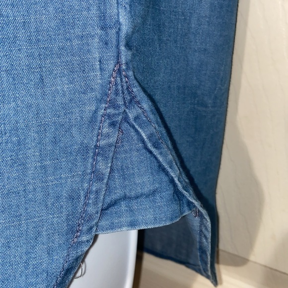 Vintage America Blues Cotton Shirt - Picture 8 of 9